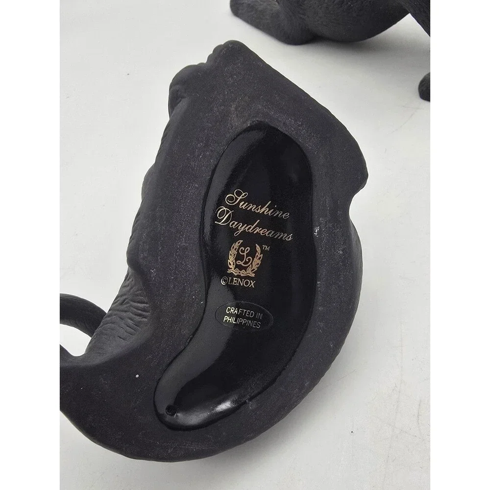 Set of 4 Lenox Jeweled Black Cat Collection
